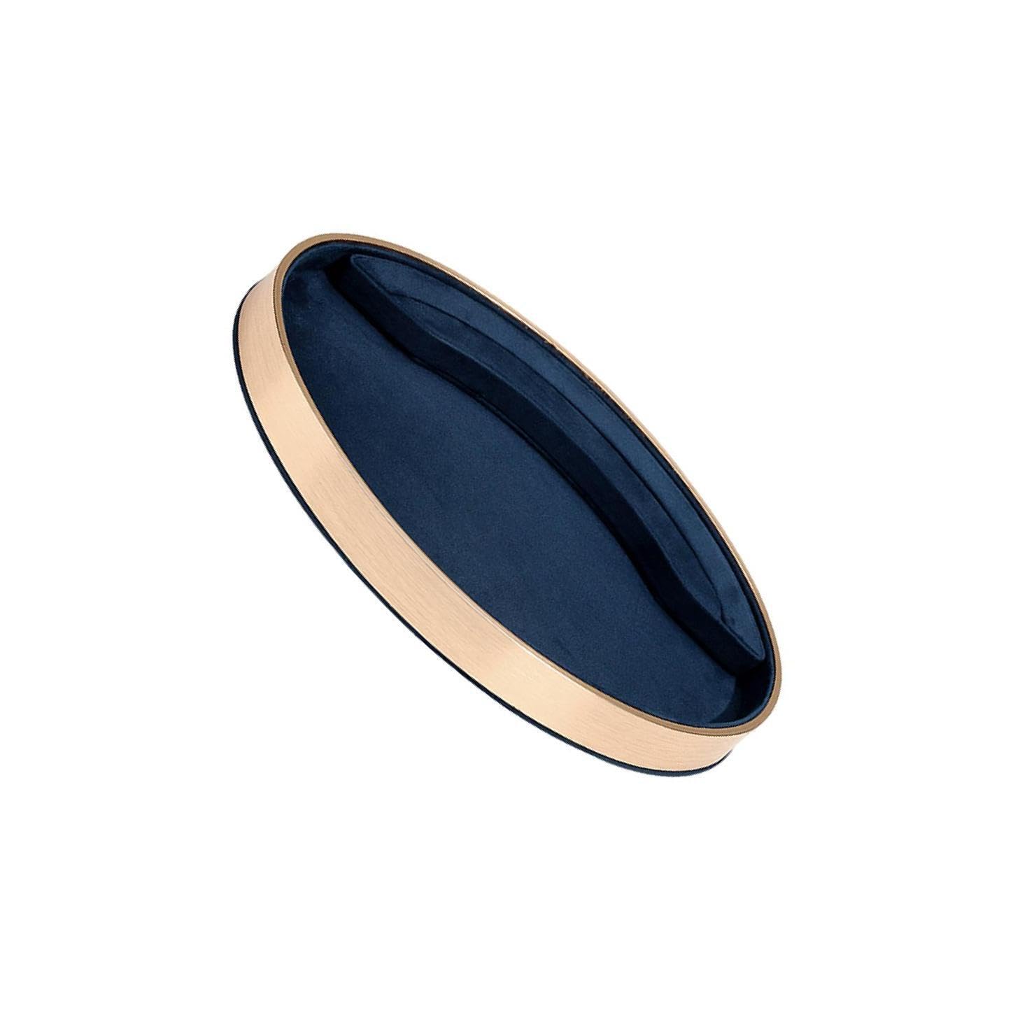 Zambuph Elegant Stackable Necklace Showcase Display Tray Stylish Jewelry Tray Velvet Organizer Amazing For Rings And Earring Velvet Jewelry Trays Organizer, blue, 30x20.5x3cm