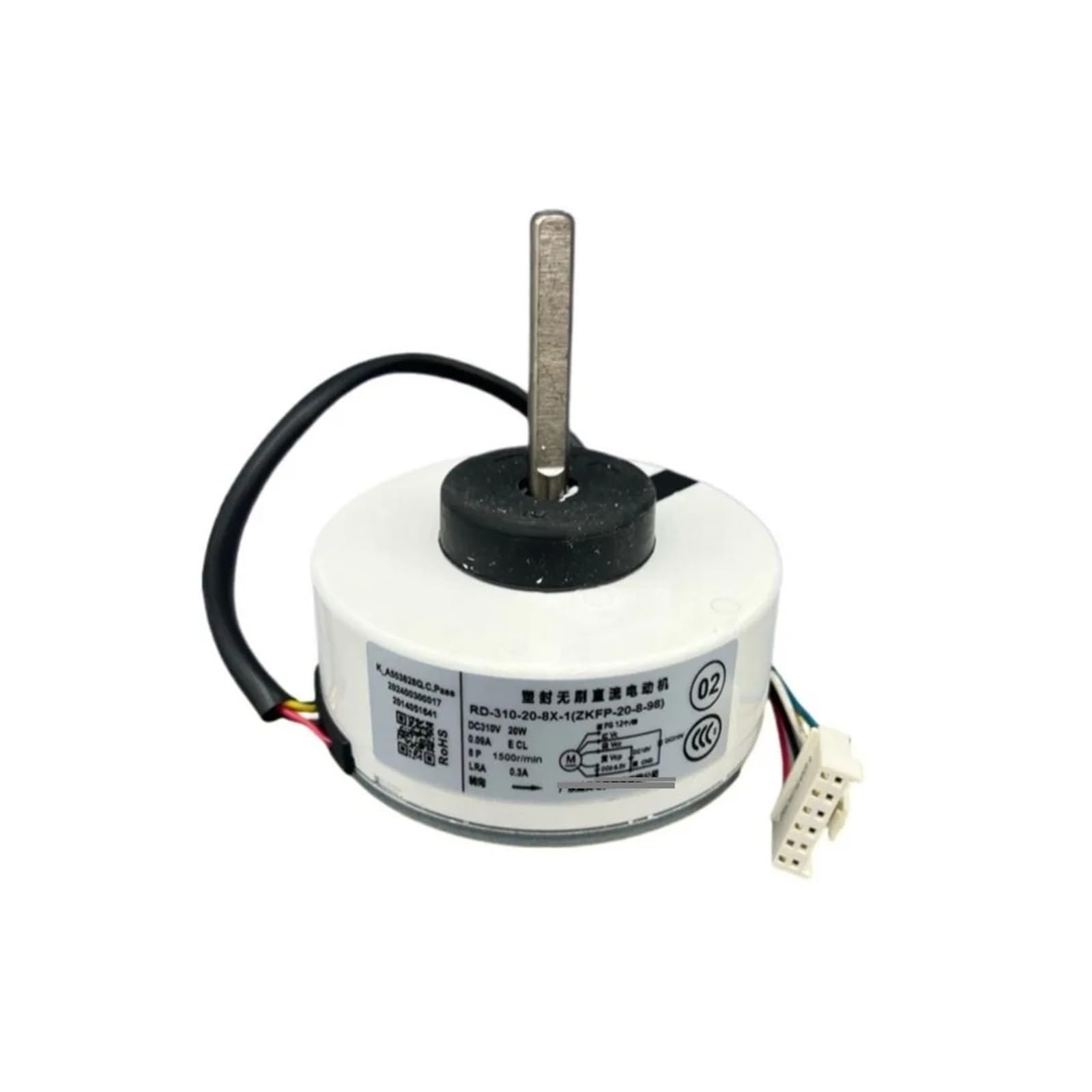 CHFOUGNE Air Conditioner Indoor Unit DC Fan Motor RD-310-20-8X-1 DC310 20W 1500RPM ZKFP-20-8-98 Conditioning Parts