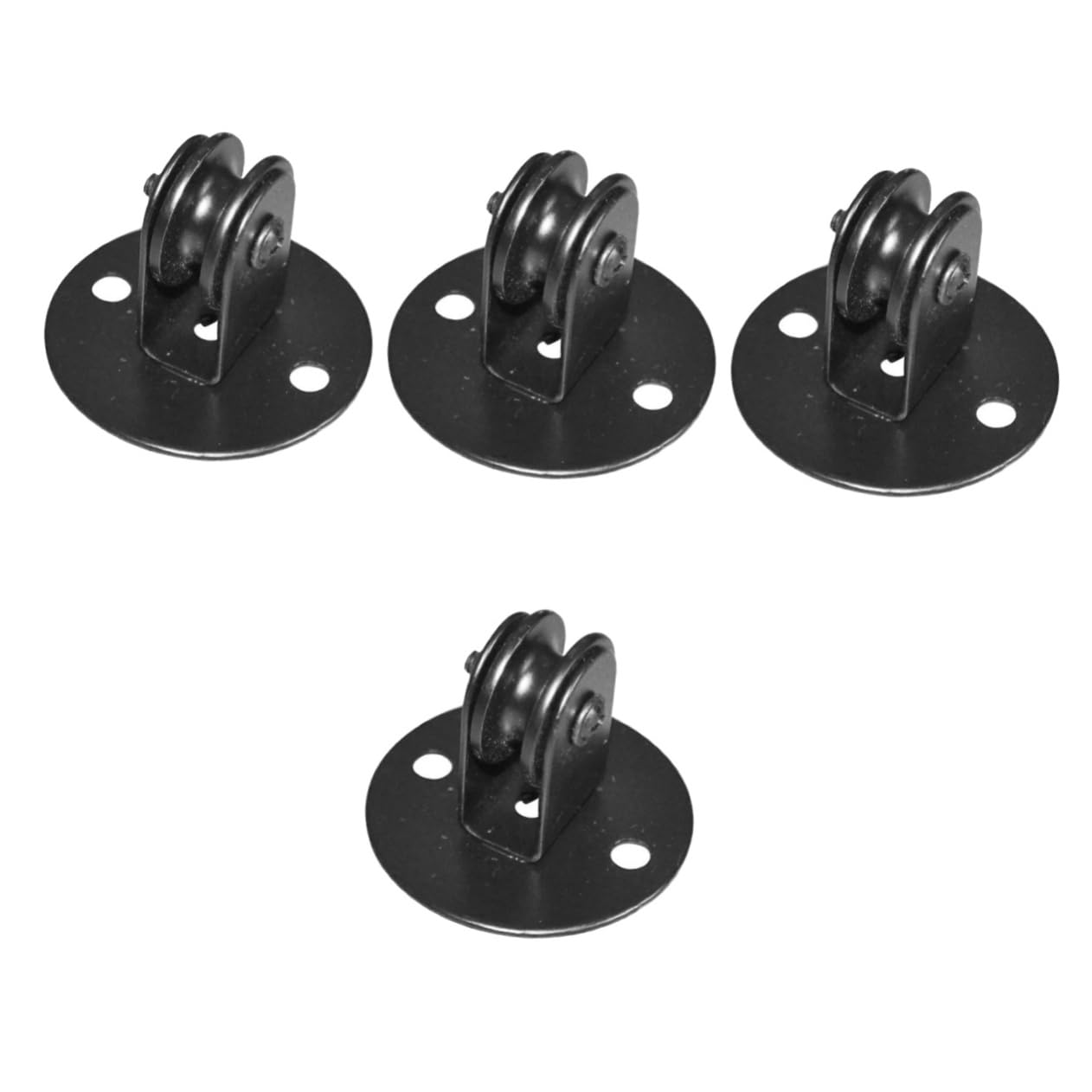 PartyKindom 4pcs Pulley System Lamp Accessory Sturdy Hanging Pulley for Chandelier and Pendant Lights Ceiling Mount for Decorative Lighting