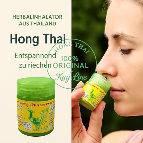 Hong Thai Duftdose – Natürlich Erfrischen mit Thailändischen Kräutern & Ölen (2 Dosen)