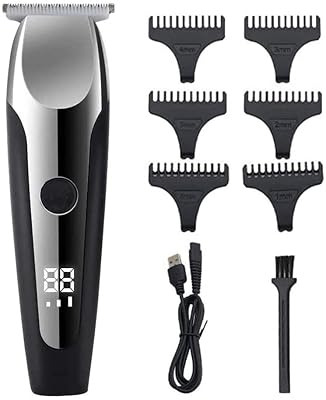 DAXXIN Hair Cutting Tool, Men Cordless Hair Mustache Trimmer Hair Cutting Groomer Kit Precision Trimmer Waterproof USB