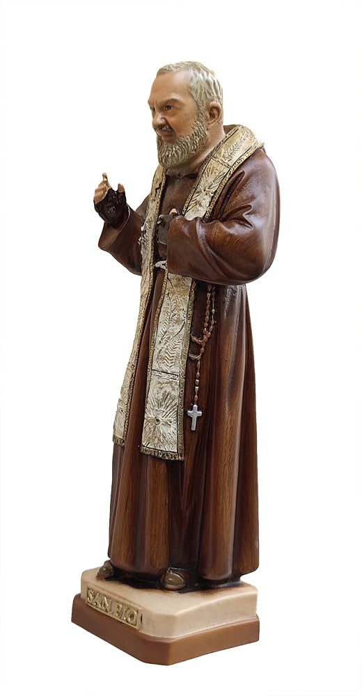 Generico Statua Padre Pio cm30 in resina
