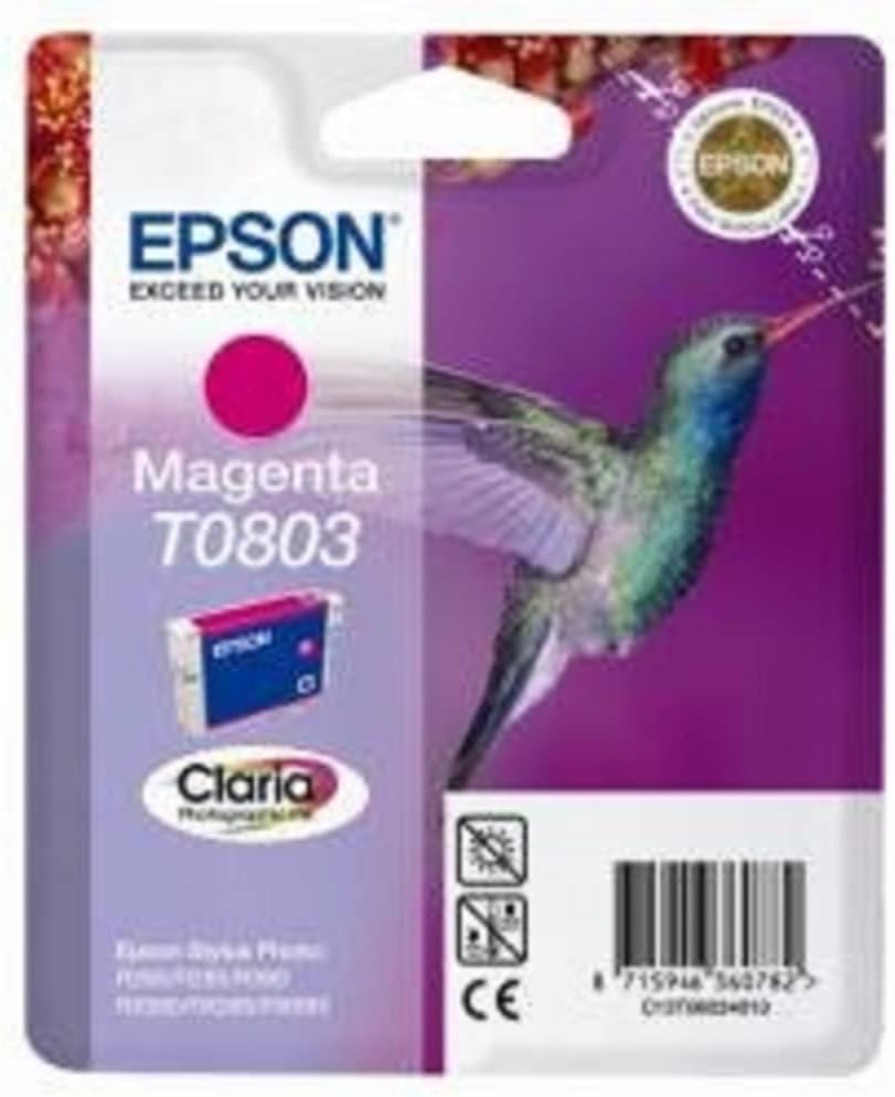 EpsonC13T08034020 Ink Cartridge for Claria Stylus Photo Series R, Magenta, Genuine, Amazon Dash Replenishment Ready