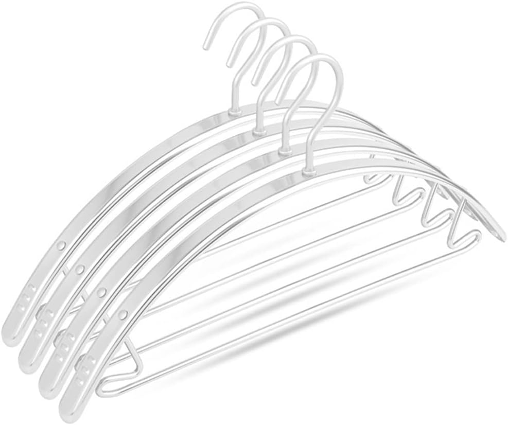 5pcs Nordic Clothes Hanger Gold Hangers Wardrobe Storage Rack Home Organizer Rack for Coat Clothes Dress(E)