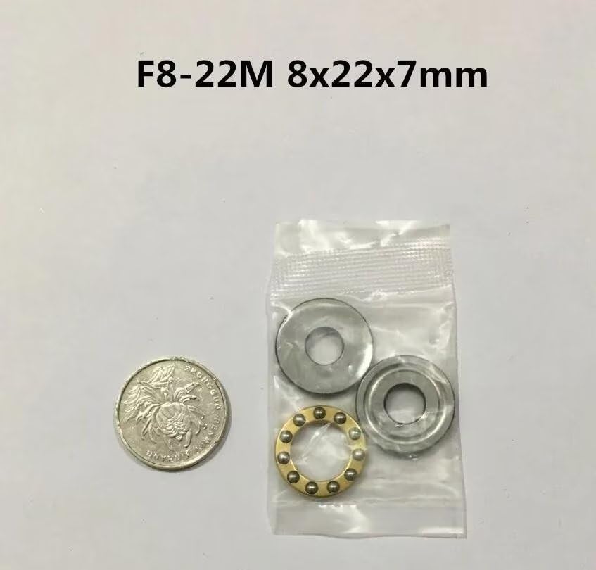 4 Mini-Axialkugellager 3-in-1 – F8-22M, F9-20M, F12-23M & Co. – Hochpräzise Für Maschinenbau