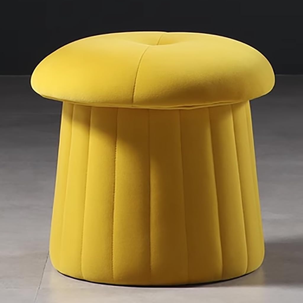 Repose-pieds et tabouret champignon en peluche pour soulager les jambes lourdes