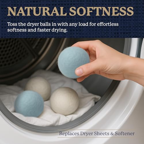 Image of Farberware Wool Dryer Balls, 4-Pack, Reusable