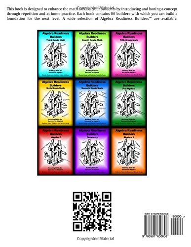 Algebra Readiness Builders Third Grade Math Spanish Version: Building Skills for Success in Algebra (Spanish Edition)