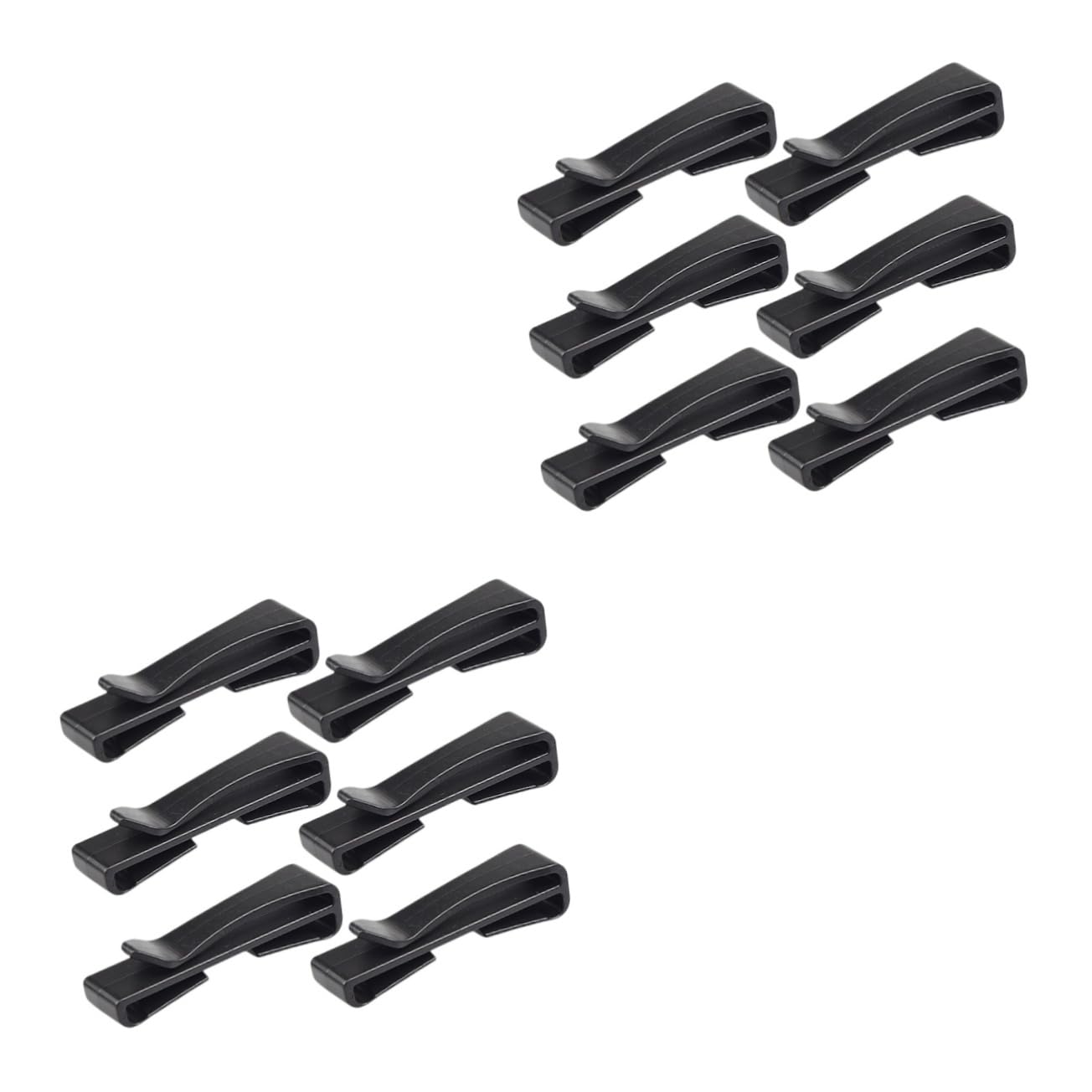 VANZACK 2sets Backpack Strap End Webbing Ending Clip Buckle Clips Buckle for Outdoor Connectors Belt Easy to Use 10pcs*2