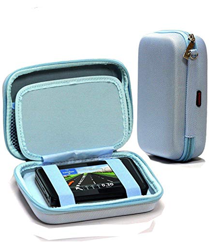 Navitech Blue Hard Carry Case Compatible with Garmin Drive 50 USA LM GPS Sat Nav