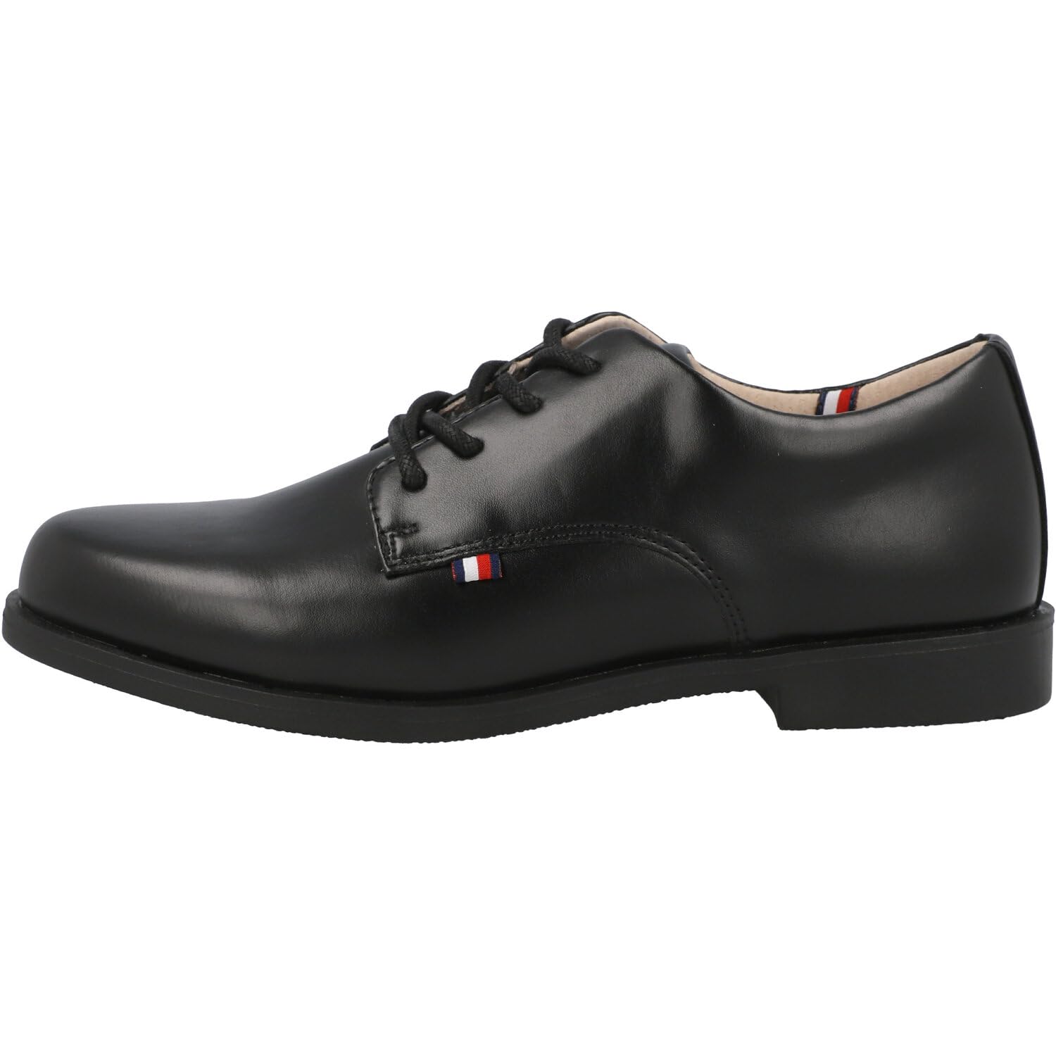Tommy Hilfiger Lace-up Schuh mit glattem Finish, Samir, Schwarz, 35