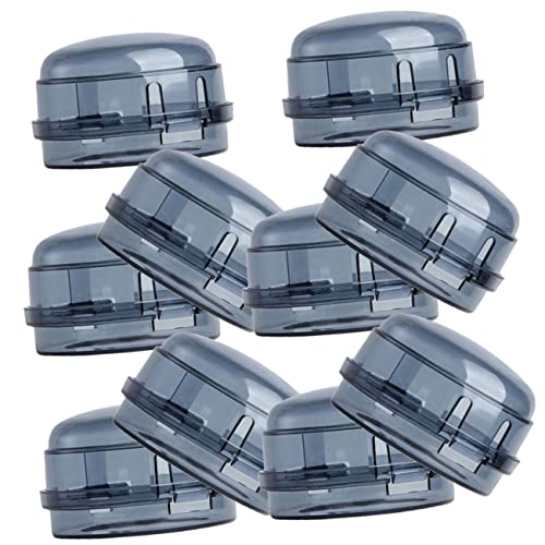 Hohopeti 10個ストーブノブカバー 子供用 ストーブガード 煤气?防護罩 簡単