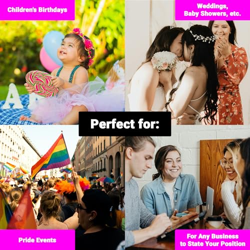 Image of CUSINIUM Rainbow Popcorn Bags for Party (100-Pack, 1oz) - Carnival Theme - Customizable