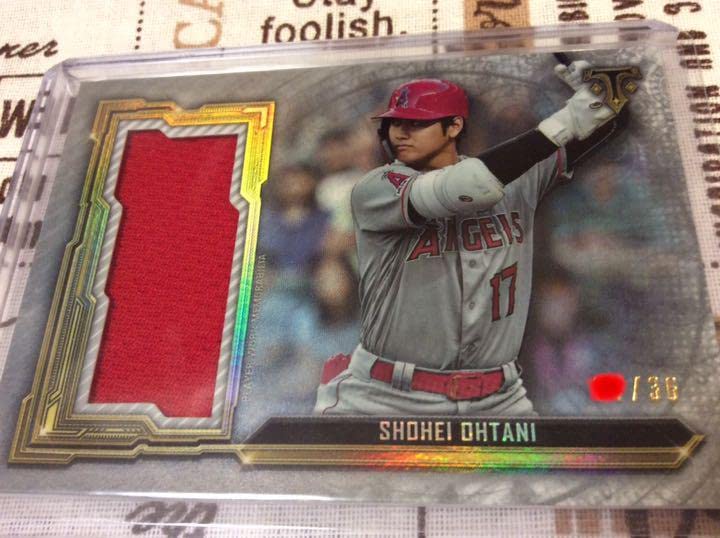 36 Limited Edition Shohei Otani Players Jersey & Serial Number