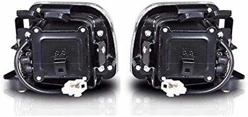 Fog Light Lamps W/Wiring Compatible with 1996-1998 Honda Civic Coupe Sedan 4dr 2dr