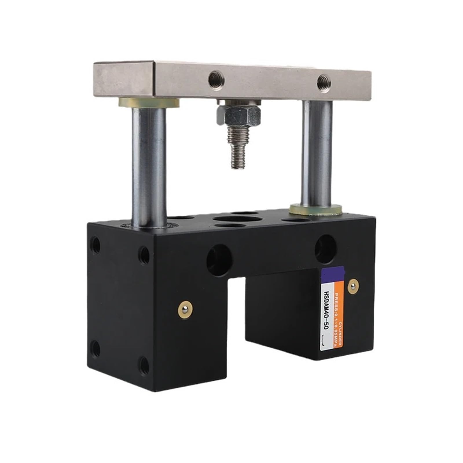 Embase de guidage pour cylindre SDA32X50 en alu usiné haute finition