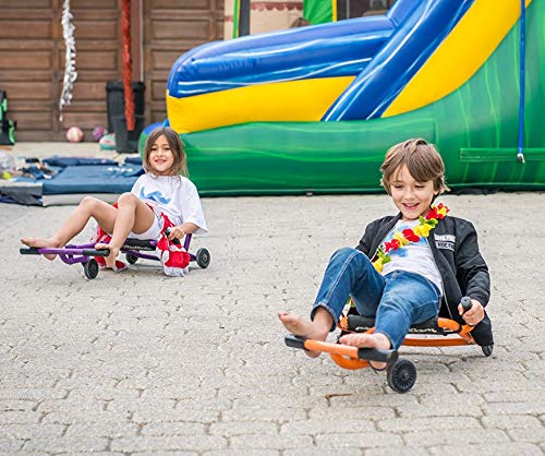 EzyRoller Ride On Toy - New Twist On A Classic Scooter - Blue