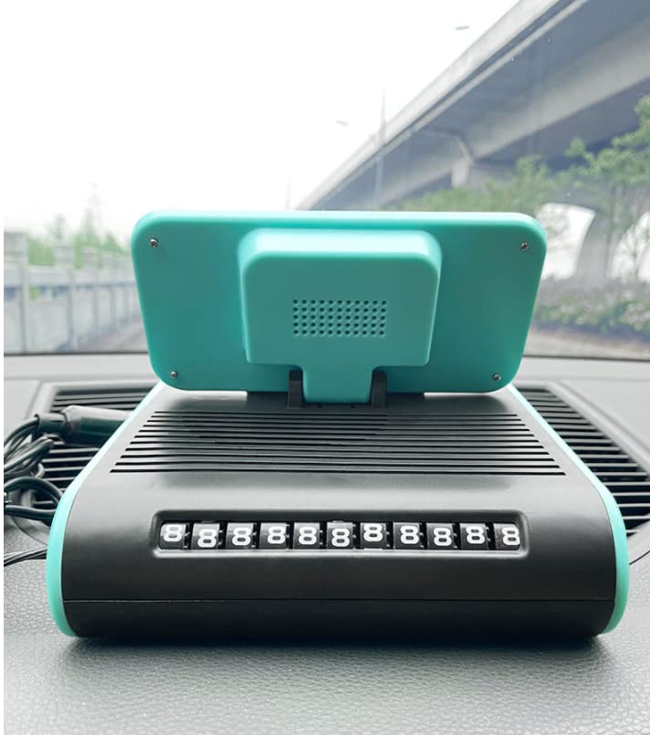 Ventilador para automóvil de 12 V, Viento fuerte Ventilador creativo para automóvil Cuatro en uno Pequeño ventilador fresco con soporte de carga inalámbrico, Viene con aromaterapia