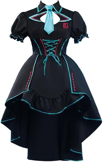 Yucahype Hatsune Miku One Piece Lolita Gothic Lolita Cosplay Costume, S-3XL, Large Size, Daughter Uniform, Cosplay