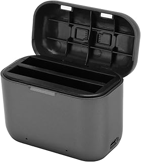 Fast Battery Charger Hub for Insta 360 X3 Camera, Portable Dual Channel Battery Quick Charging Storage Station with Type C Cable for Insta 360 X3