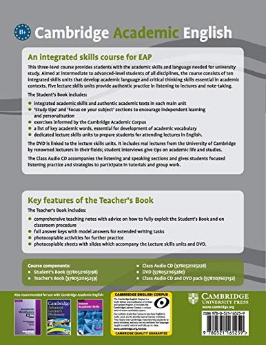 Cambridge Academic English B1+ Intermediate Teacher's Book (Cambridge Academic English Course) - Image 2