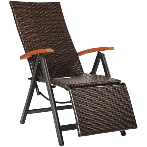 Tumbonas Jardin Exterior Ratan Marca TecTake