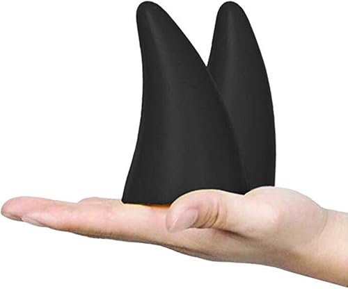 Miniatura 9 de YGMONER Calcomanías 3D de cuerno de diablo para decoración de techo de automóvil, fácil de encontrar en el estacionamiento, protector anticolisión