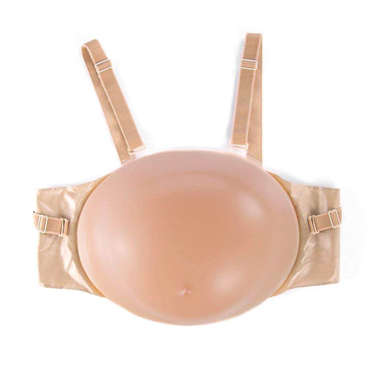 Pancia Finta Silicone Pancia Finta Falsi spettacoli Attore di Gravidanza Puntelli Gravidanza Finta Pancia Incinta Finta Adatto per Uomini e Donne