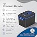 Ceptics International Power Adapter, World Travel adapter w/ PD 30W USB-C - 2 USB-A Ports Universal Adapter, Type A C G I Output for worldwide use, UP-10KU