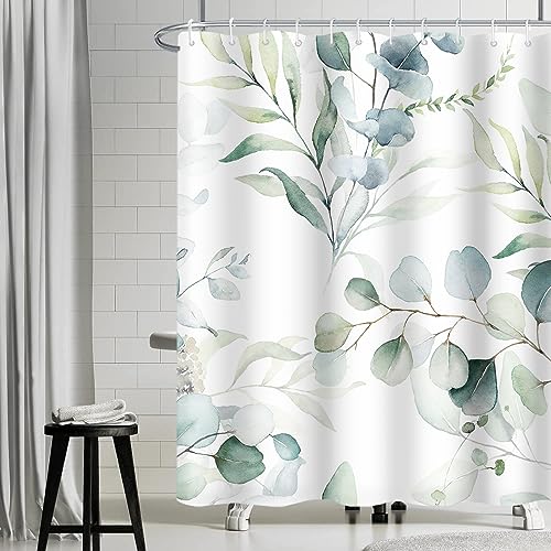 Uiiooazy Eucalyptus Shower Curtain