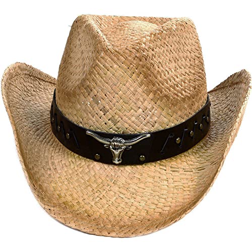 Simplicity Children's Cowboy Hats Baby Cowboy Hat With Rolled Brim Wide Brim Western Hats For 3-5 Years Old Child, Kst-013 #TOP1