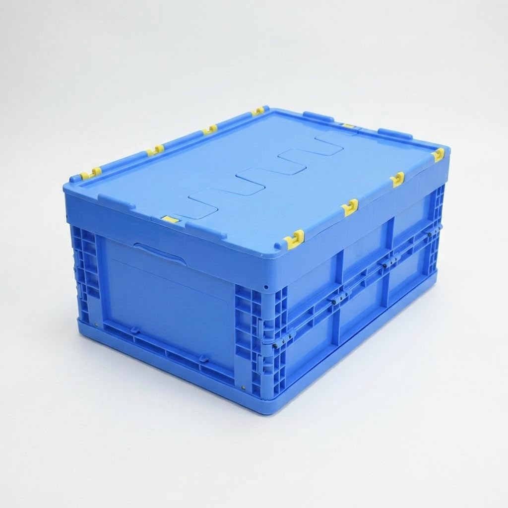 Caisse Stockage Pliable PP, 600-260 avec couvercle