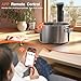 Hobsir Sous Vide Cooker Kit, 1100W Sous Vide Machine with LED, Wifi App Control, Timer, Silence Stainless Steel Immersion Circulator Slow Cooking Machine Sous-vide Kit