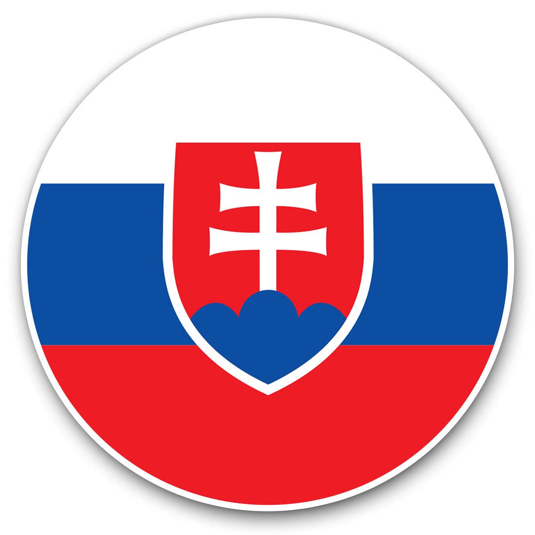 Destination Vinyl Ltd Slovakia Europe Bratislava 9125 Vinyl Stickers (Set Of 2) 20Cm - Slovakia Europe Bratislava #9125