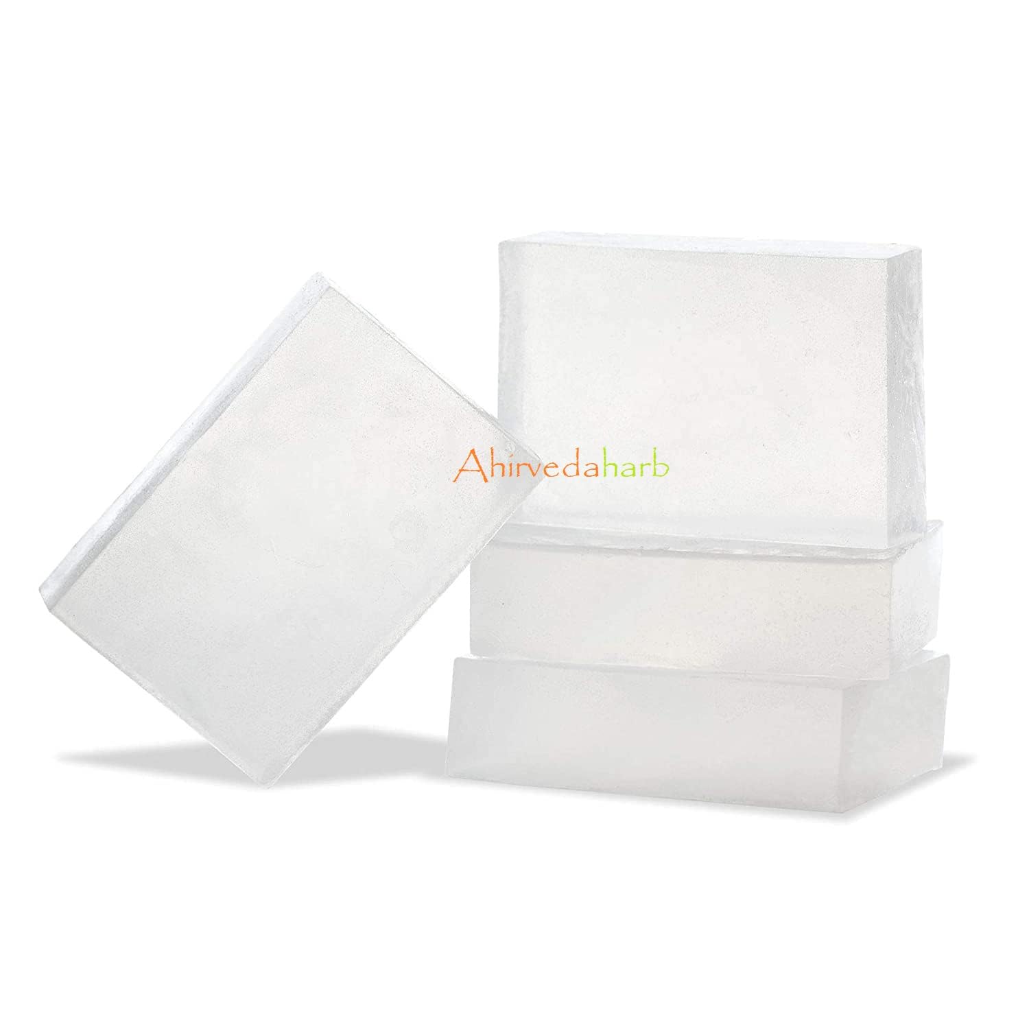 AHIRVEDAHARB Ultra Clear Melt and Pour Soap Base Transparent Natural for Soap Making and Alcohol Free Net - 400 gm