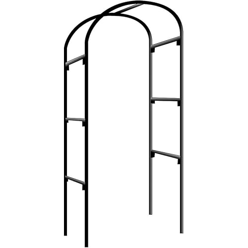 Gardman R350 Rose Garden Arch, 19 x 39 x 75 inches, Black