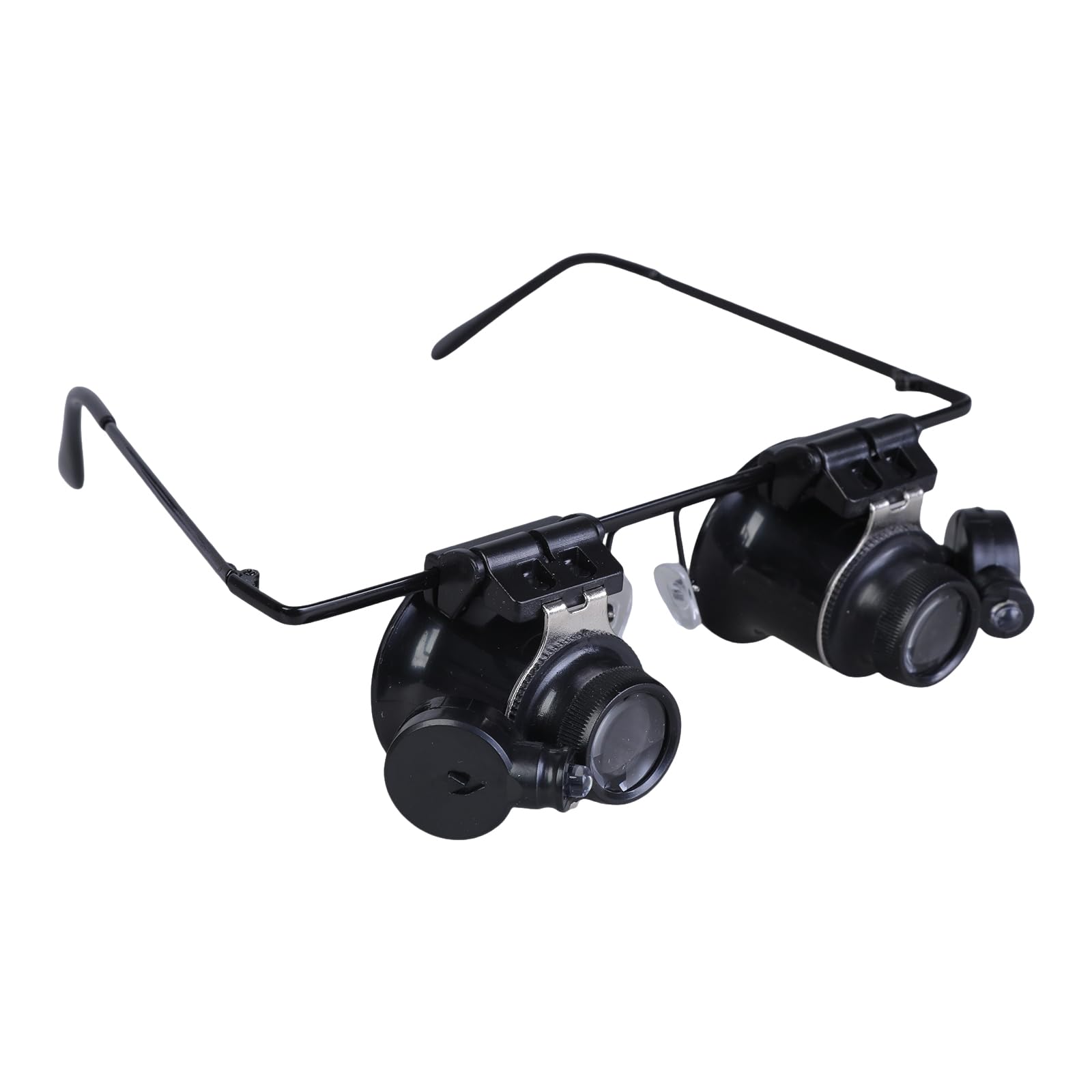 Tsophreniq 20X Loupe Magnification Glass Optical Instrument With Double Frame For Jewelry And Microelectronics Electronic Soldering Optical Instrument Magnifier