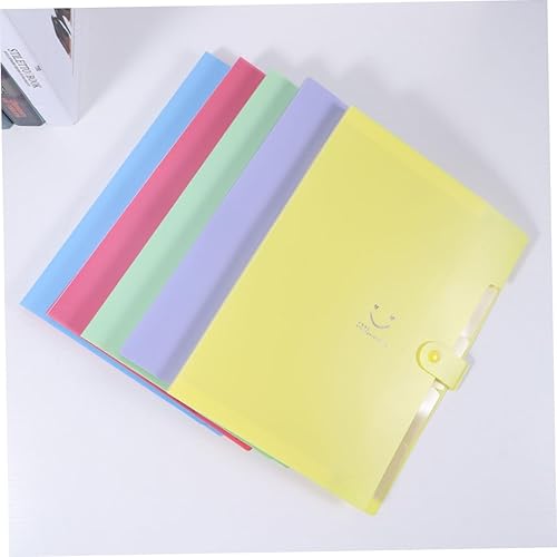 Miniatura 8 de STOBOK 10 Pcs 5 Storagecabinets Storafe Cajones para Organizar Organizador De Lazos para Tissue Folders File Folder with Snap Closure Accordion