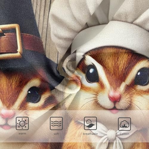 Toddler Underwear Floral 2t Cotton Panties for Girl Florals Undies Kids Briefs Thanksgiving Cute Pilgrim Squirrel3