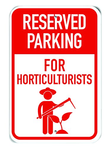 Panneau réservé aux horticulteurs pour éviter le stationnement abusif sur votre parking