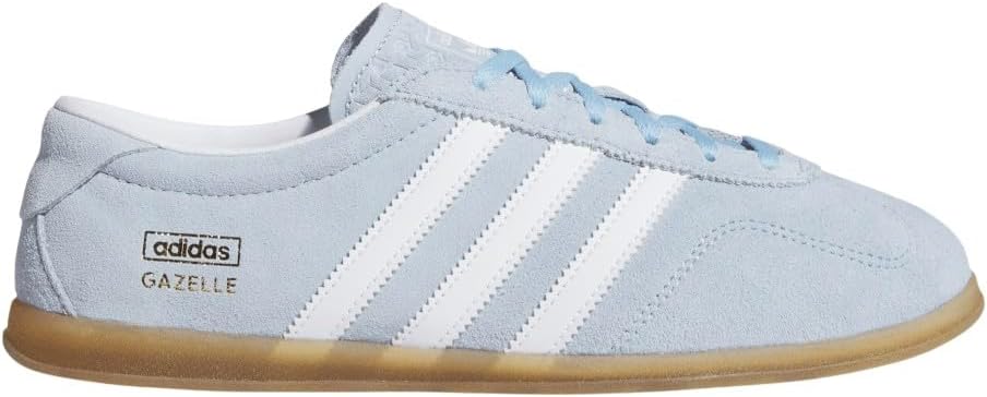 adidas Women's Gazelle LO PRO W Clear skyFtwr White/Gum 3 6.5 US