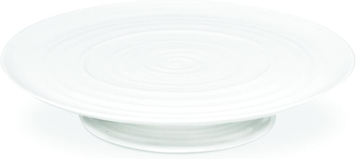 Portmeirion Sophie Conran White Footed Cake Plate