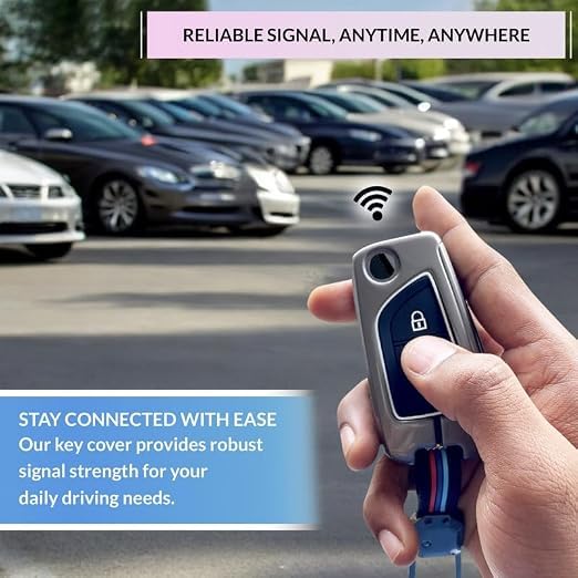 Image of NEODRIFT 'KeyShield' Car Key Cover for Toyota Corolla Altis (Shape 1, 03 Buttons) & (Durable, Stylish and 360 Protection)