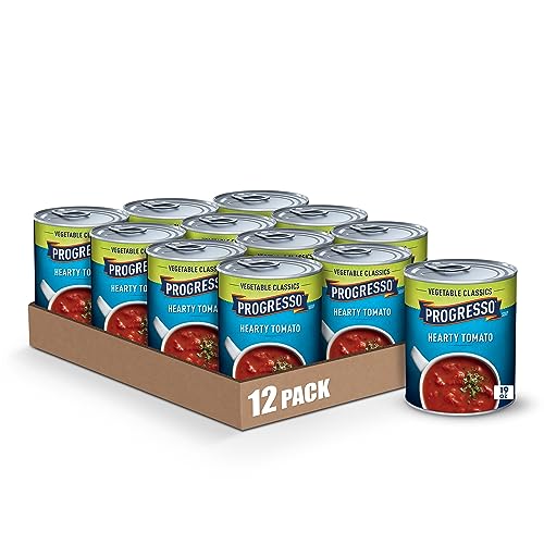 Image of Progresso Vegetable Classics, Hearty Tomato Soup, Gluten Free, 19 oz. (Pack of 12)