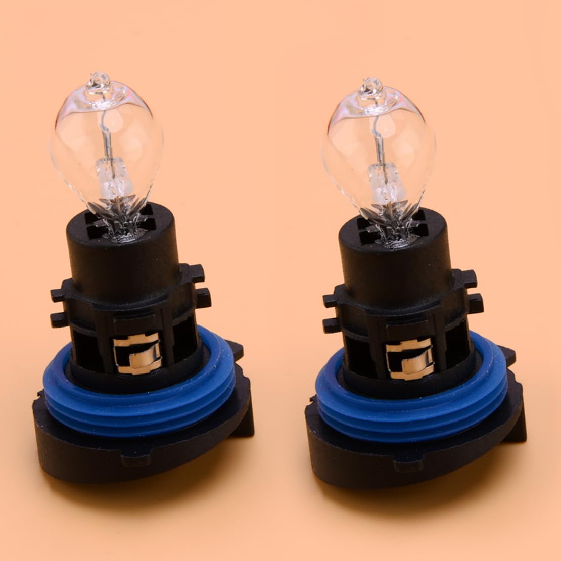 beler 2Pcs Front Daytime Running Light DRL Lamp Bulb with Base Holder 77364975 Fit for Citroen C5 Peugeot 2008 3008 5008