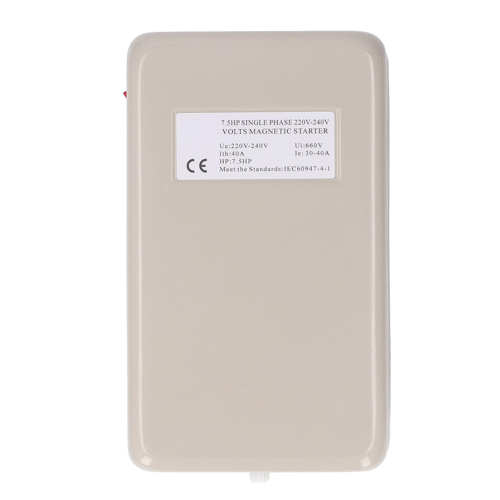 Arrancador de Motor Magnético Eficiente de 7,5 para Control de Motor Monofásico en Compresor de Aire, 220-240 V 30-40 A, Componentes Premium