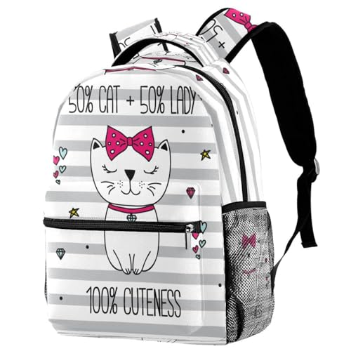 Sac à dos d'école chat mignon contre le mal de dos des adolescents
