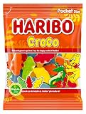 Haribo Croco Caramelle Gommose Frutta HALAL 18 Buste da gr.100