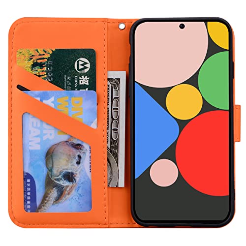 Rostsant Google Pixel 6a Case Cute Animal Pattern PU Leather Wallet Folio Flip Cover Stand Magnetic Closure Phone Case Cover for Google Pixel 6a 5G - Image 3