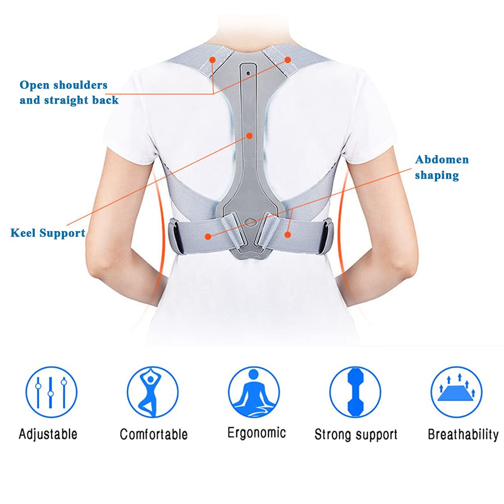 Postura Postura correttore spinale, Postura Spalla correzione Regolabile Spalla Full Spalla Superiore cornica clavicola per Il Collo, la Schiena e la Spalla, l Sollievo, l ui